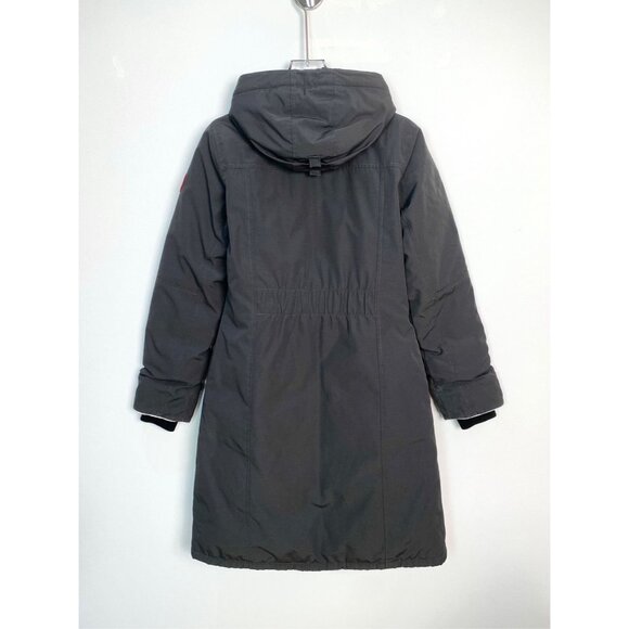 Canada Goose Womens Arctic Program Graphite Hooded Down Coat XL Long Sleeve Wint - Picture 2 of 7